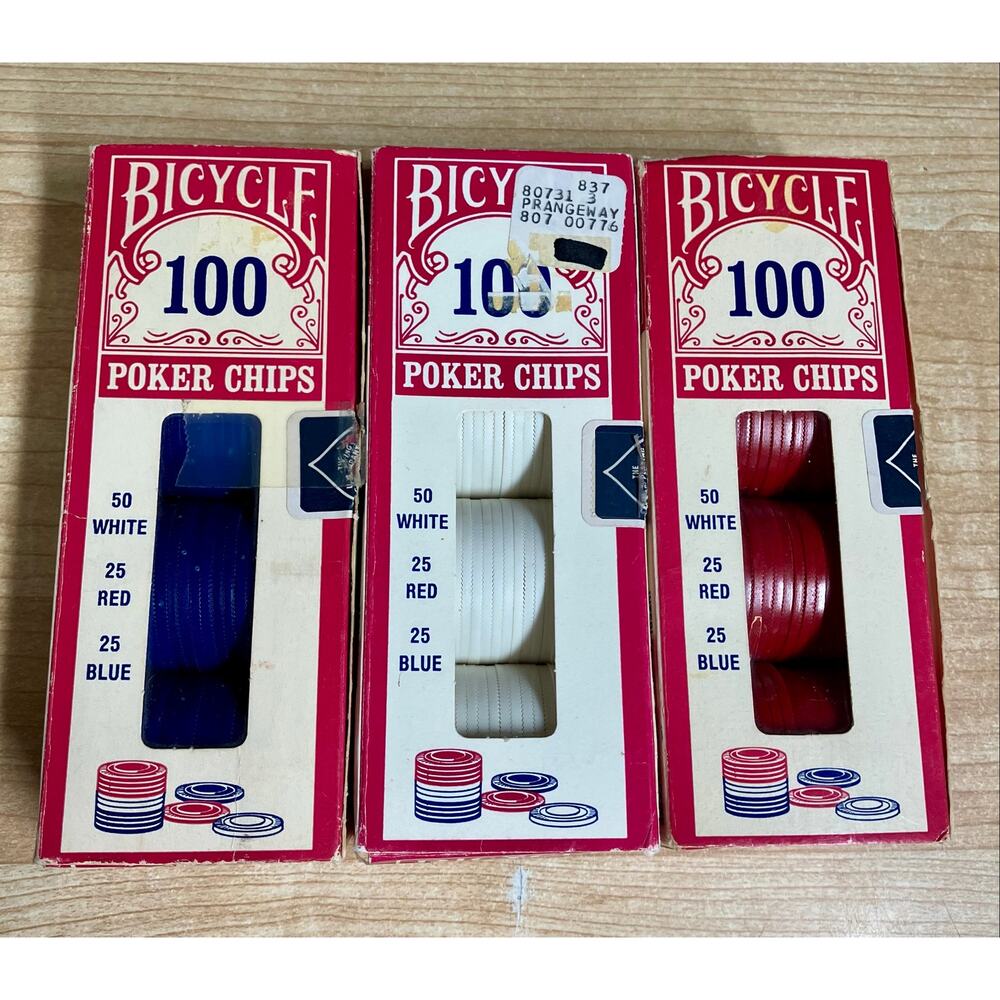 Bicycle Poker Chips.